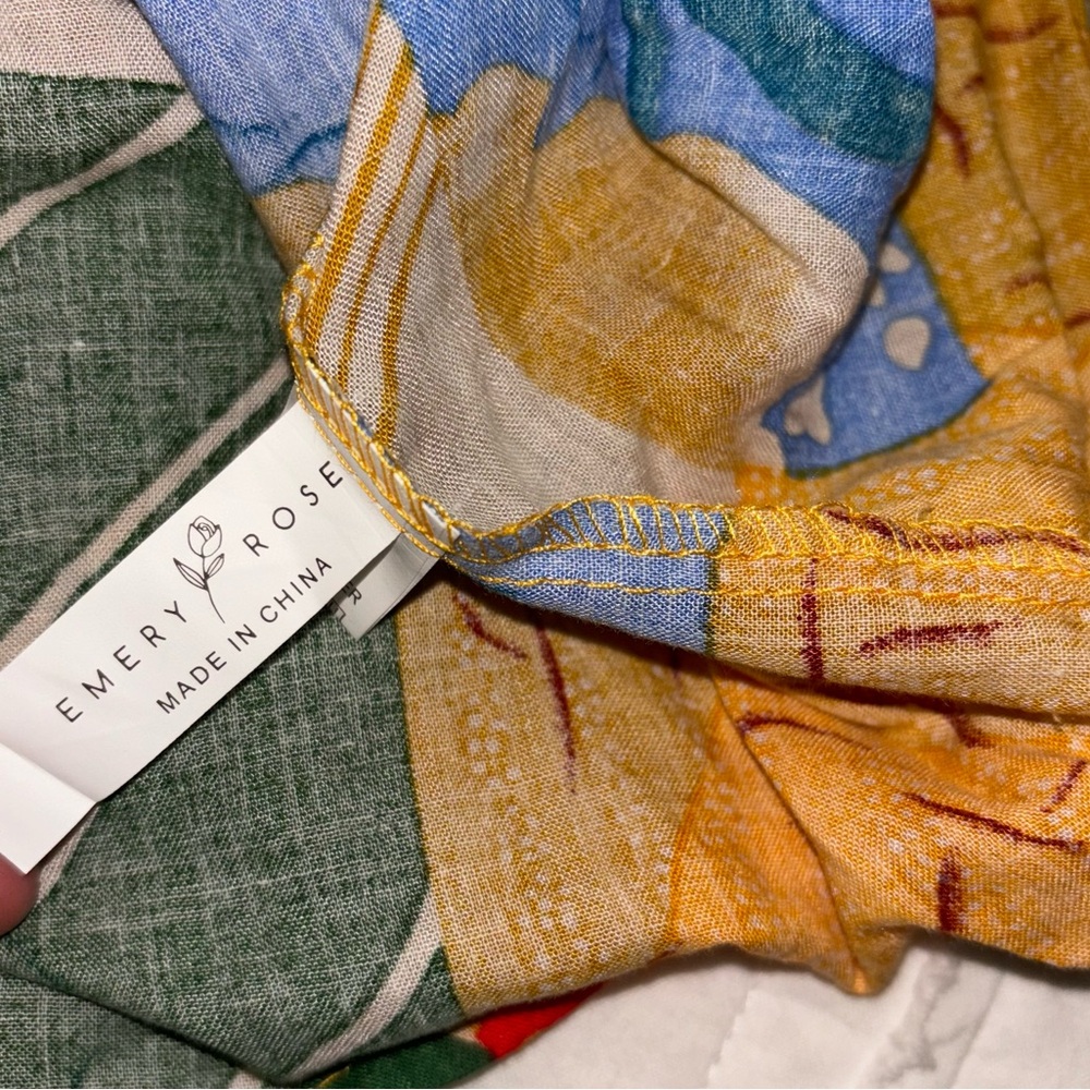 Artsy Boho Color Block Wrap Front Maxi Dress Mult… - image 8